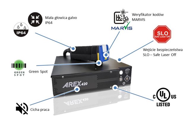 Zankowarki laserowe AREX 400